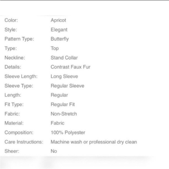 FUZZY TRIM LONG SLEEVE TOP - Picture 7 of 8